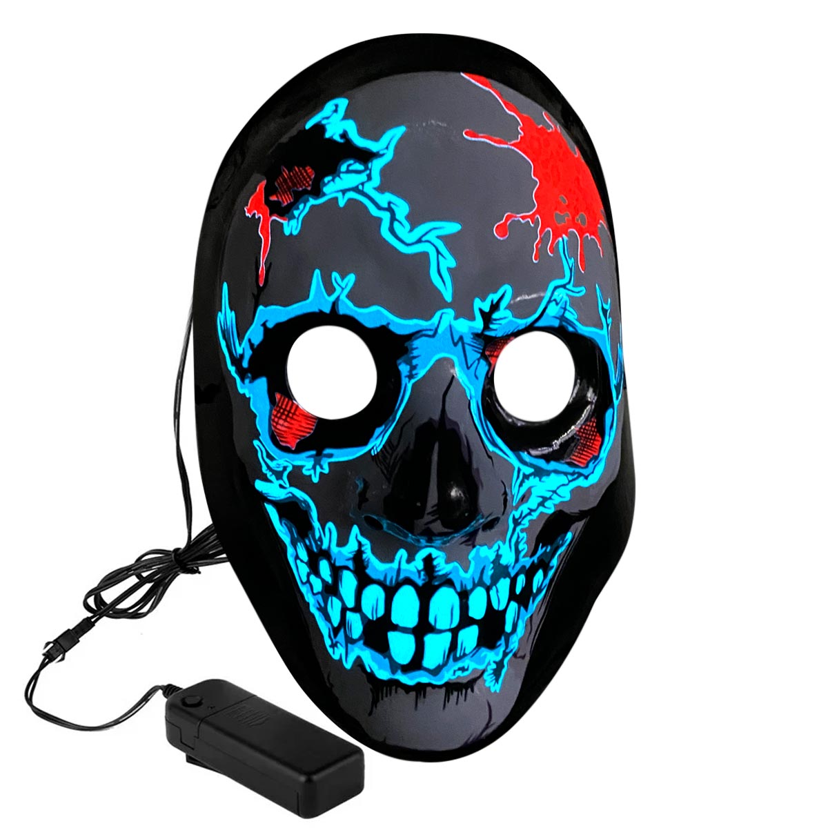 Miniatura 5 de Mascara Luminosa De Calavera Hallooween